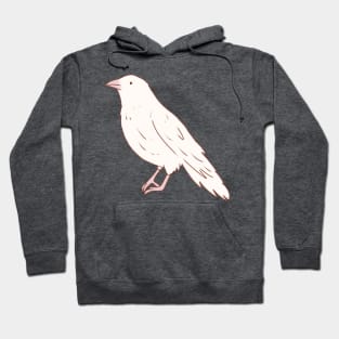 White crow art Hoodie